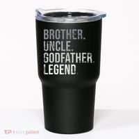 Brother Uncle Godfather Legend Best Funny Uncle Tumbler thumb 0