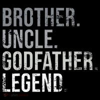 Brother Uncle Godfather Legend Best Funny Uncle Mousepad thumb 1