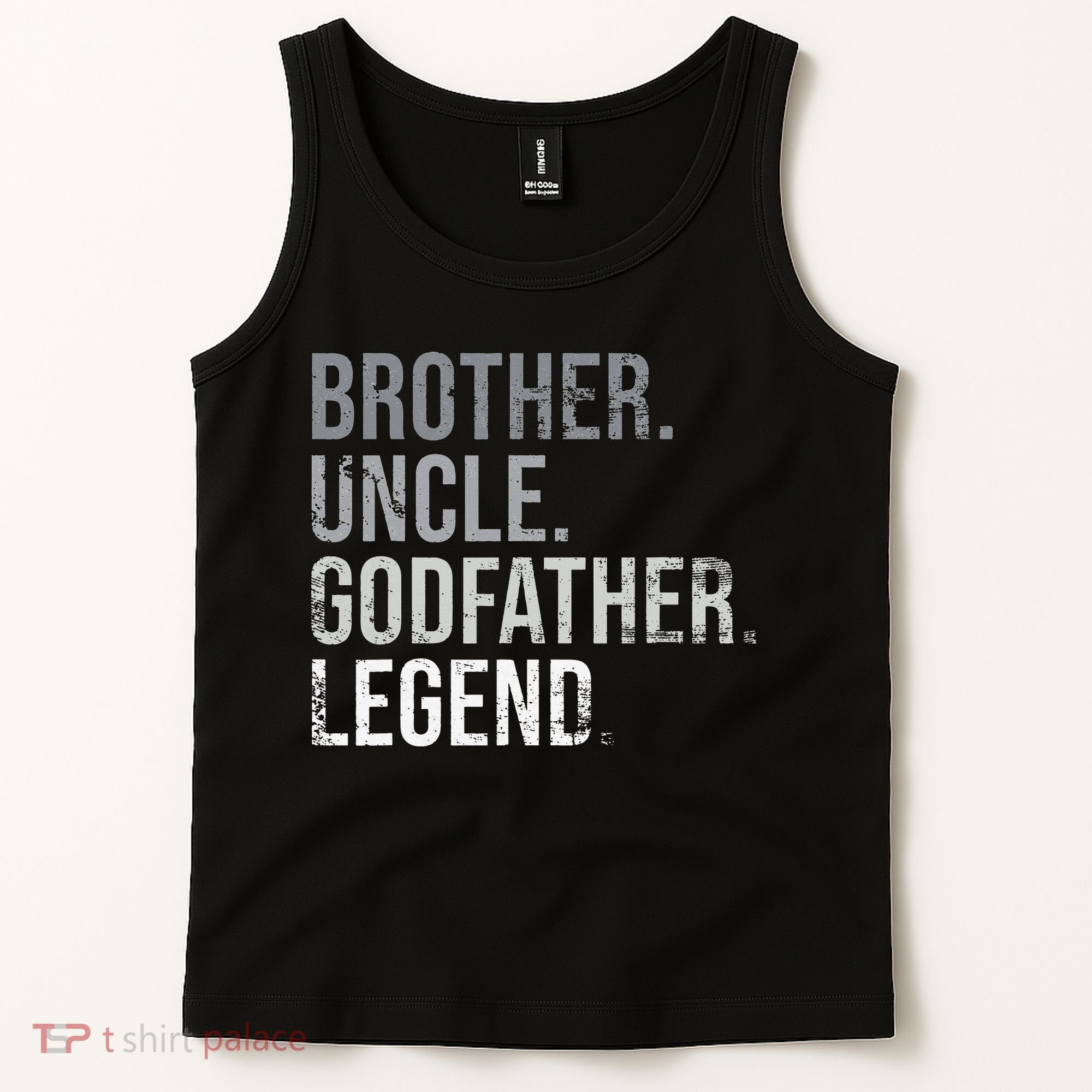 Brother Uncle Godfather Legend Best Funny Uncle Tank Top