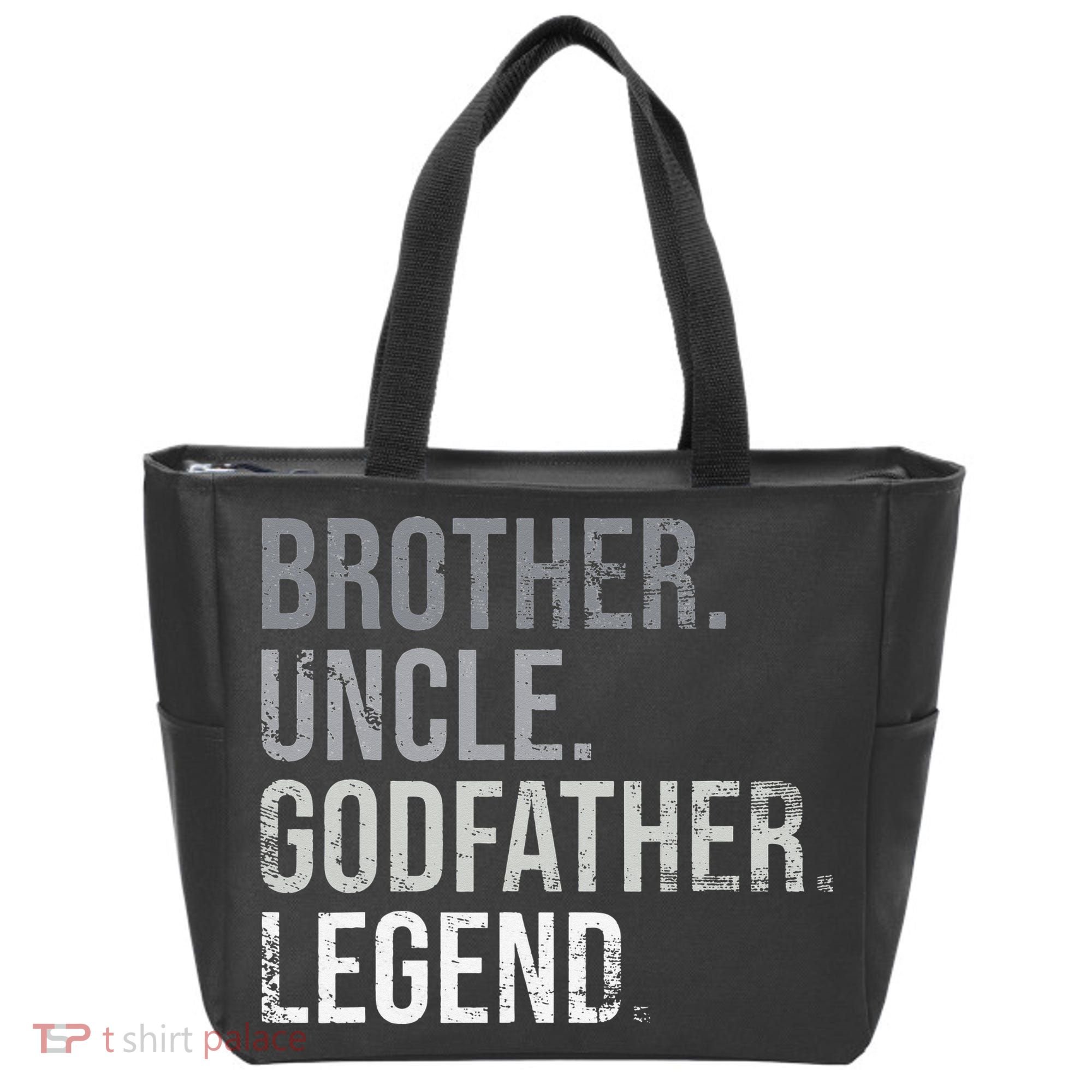 Brother Uncle Godfather Legend Best Funny Uncle Tote Bag