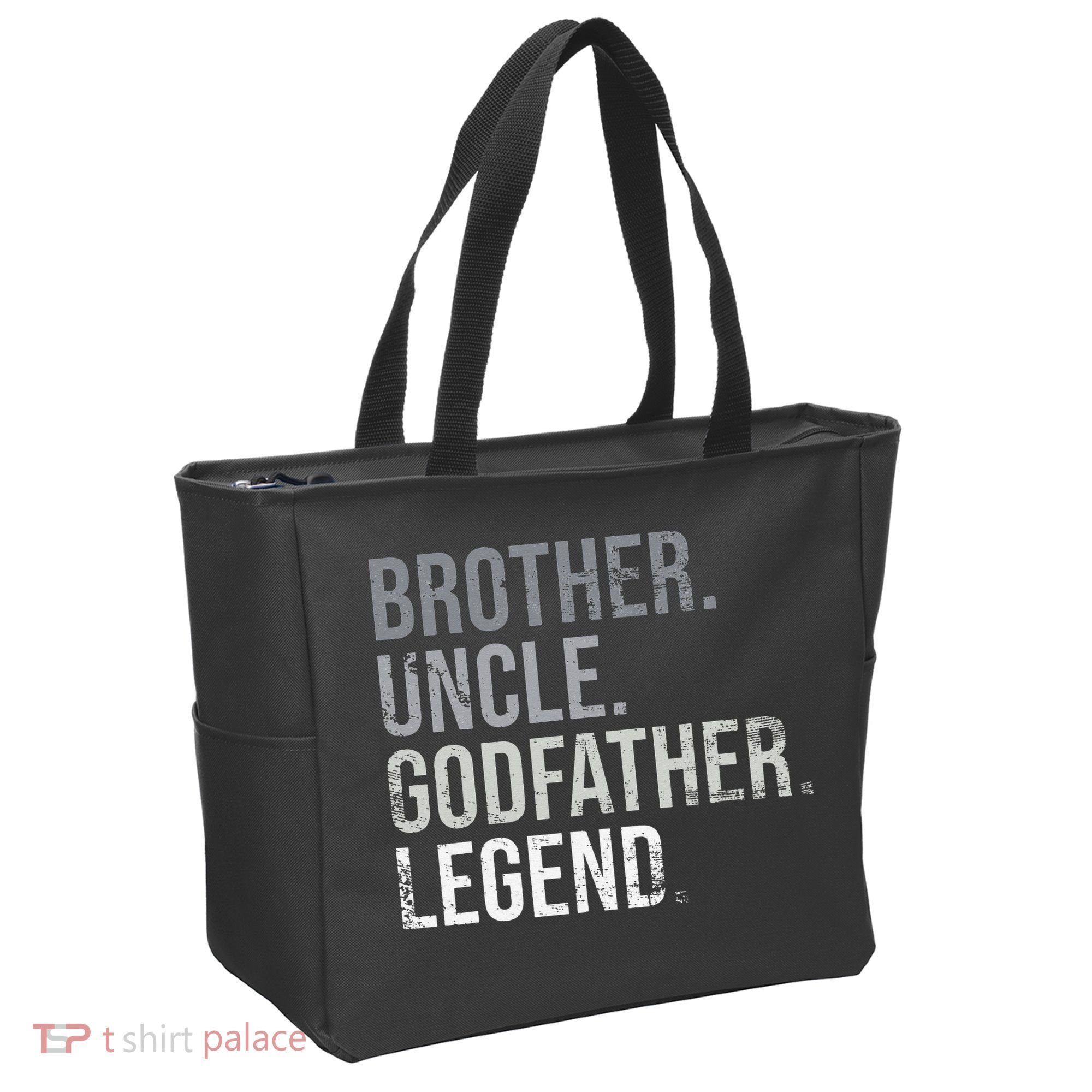 Brother Uncle Godfather Legend Best Funny Uncle Tote Bag