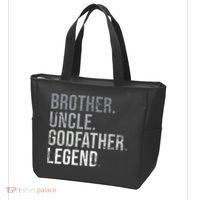 Brother Uncle Godfather Legend Best Funny Uncle Tote Bag thumb 3