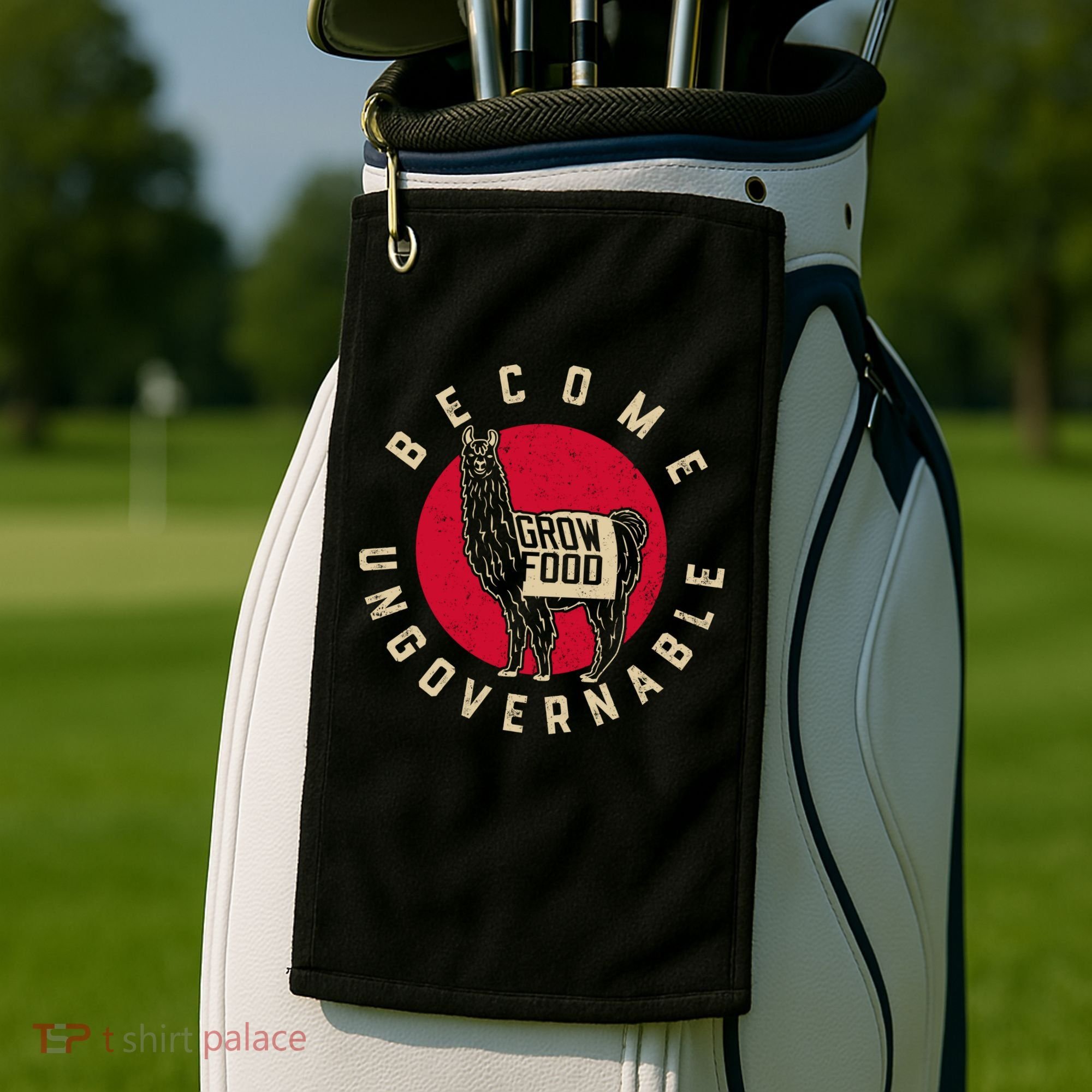 Become Ungovernable Grow Food Golf Towel