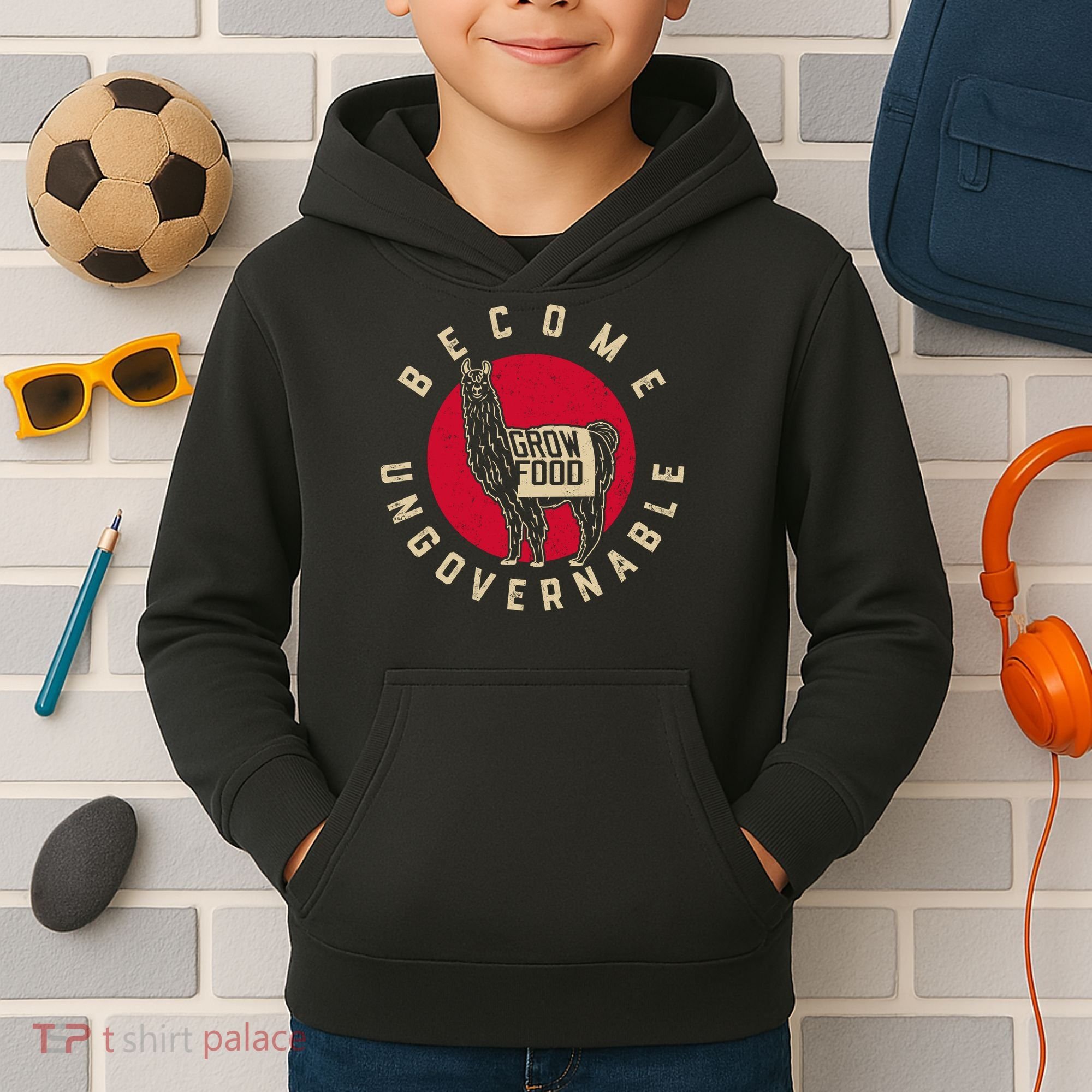 Become Ungovernable Grow Food Kids Hoodie