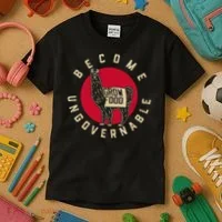 Become Ungovernable Grow Food Kids T-Shirt thumb 3