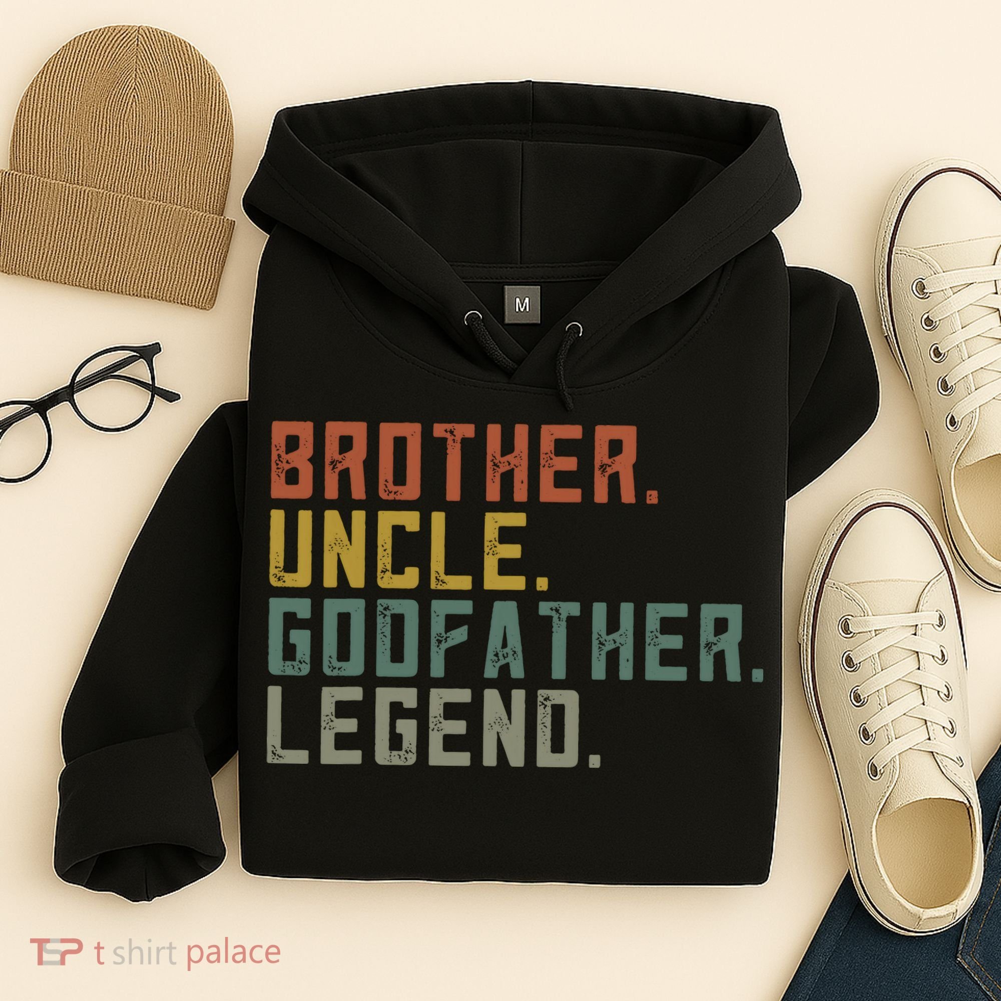 Brother Uncle Godfather Legend Fun Best Funny Uncle Hoodie