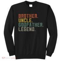 Brother Uncle Godfather Legend Fun Best Funny Uncle Sweatshirt thumb 0