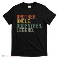 Brother Uncle Godfather Legend Fun Best Funny Uncle T-Shirt thumb 0