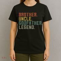 Brother Uncle Godfather Legend Fun Best Funny Uncle T-Shirt thumb 4