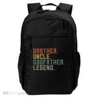 Brother Uncle Godfather Legend Fun Best Funny Uncle Backpack thumb 0