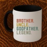 Brother Uncle Godfather Legend Fun Best Funny Uncle Coffee Mug thumb 2