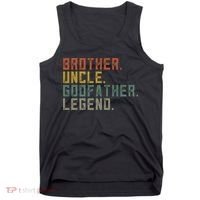 Brother Uncle Godfather Legend Fun Best Funny Uncle Tank Top thumb 0