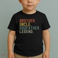 Brother Uncle Godfather Legend Fun Best Funny Uncle Toddler T-Shirt thumb 2