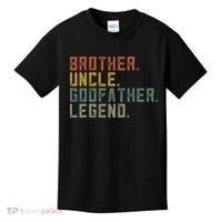 Brother Uncle Godfather Legend Fun Best Funny Uncle Kids T-Shirt thumb 0