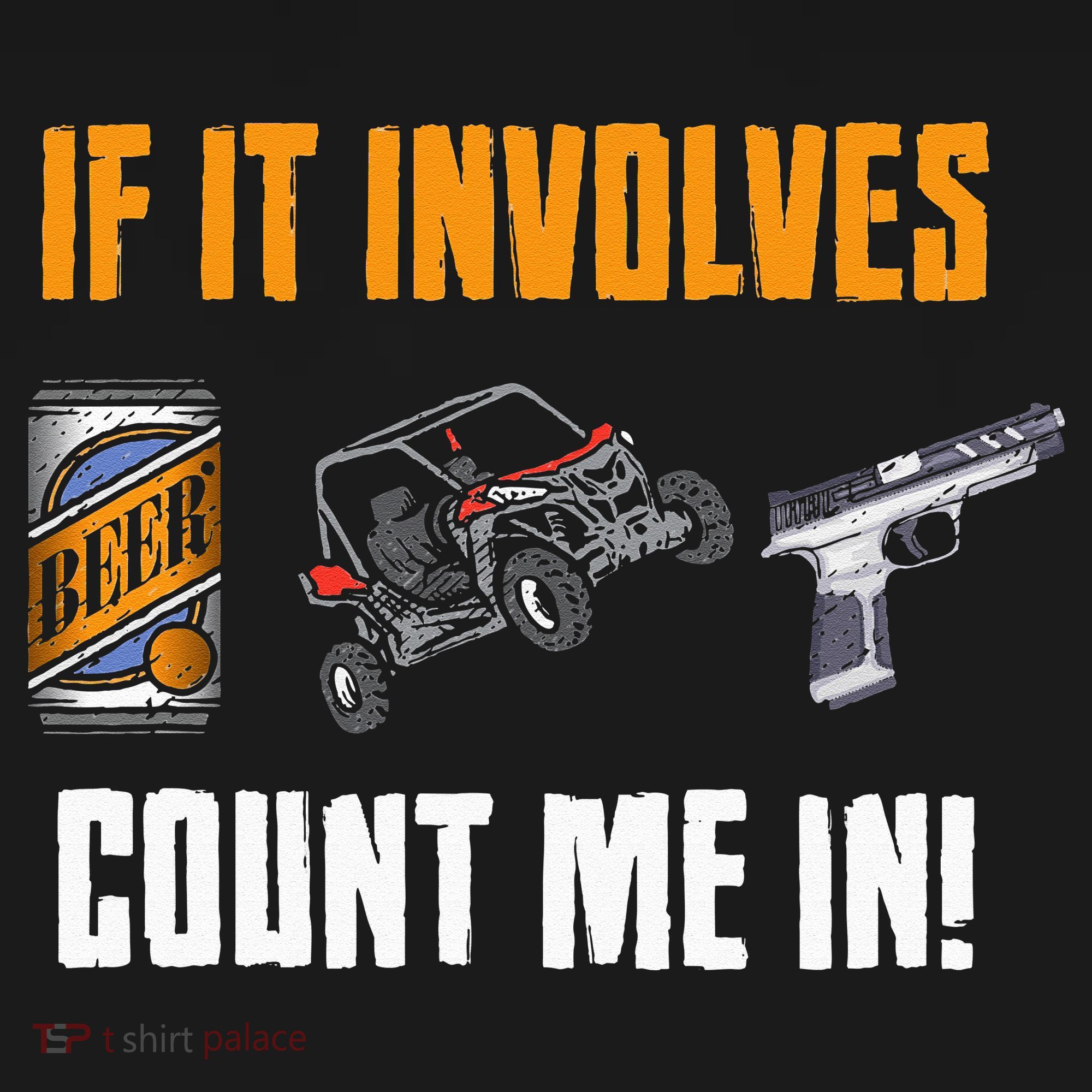 Beer UTV Guns Lover Four Wheeler Quad OffRoading SxS ATV Apron