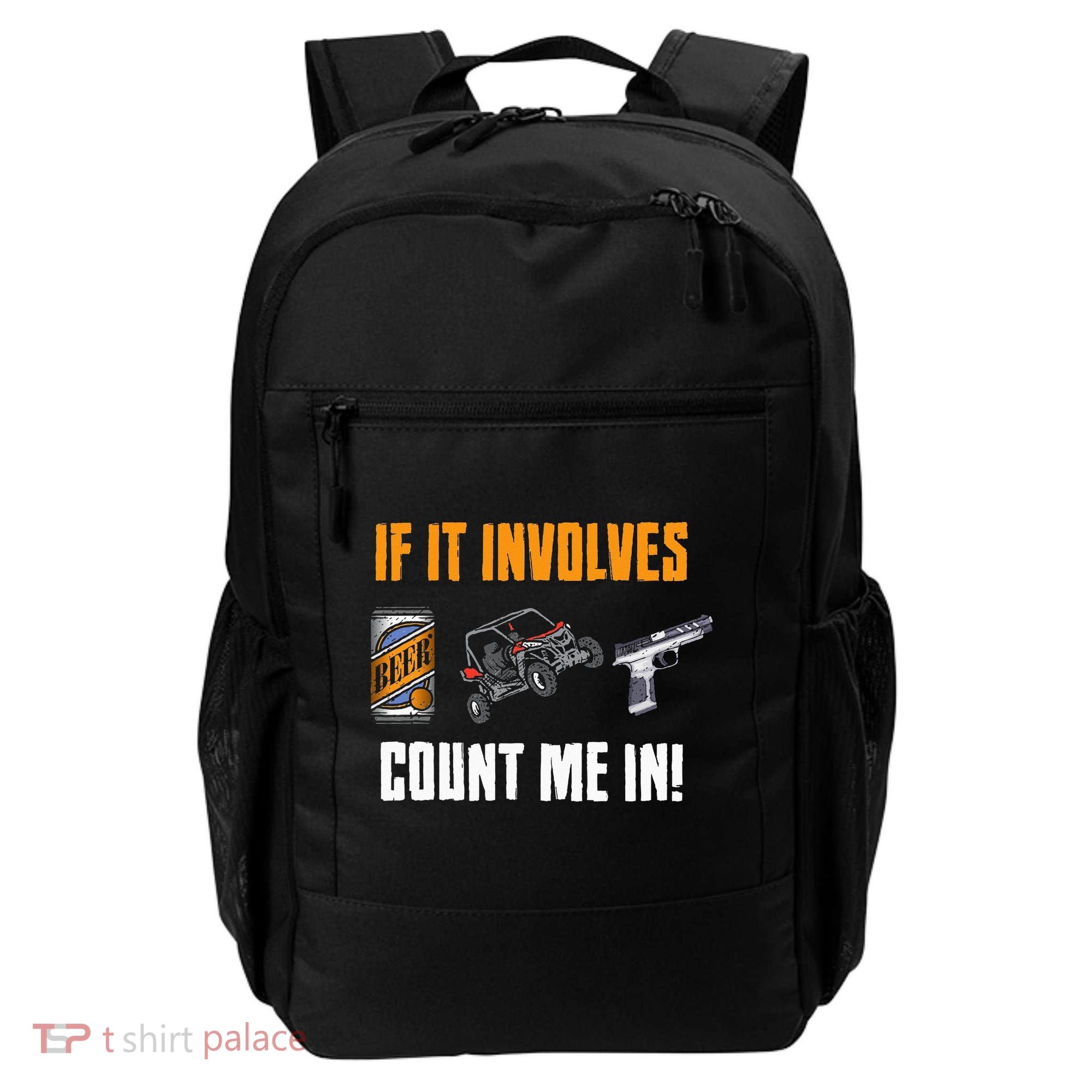 Beer UTV Guns Lover Four Wheeler Quad OffRoading SxS ATV Backpack