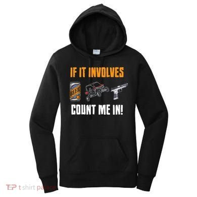 Beer UTV Guns Lover Four Wheeler Quad OffRoading SxS ATV Women's Hoodie