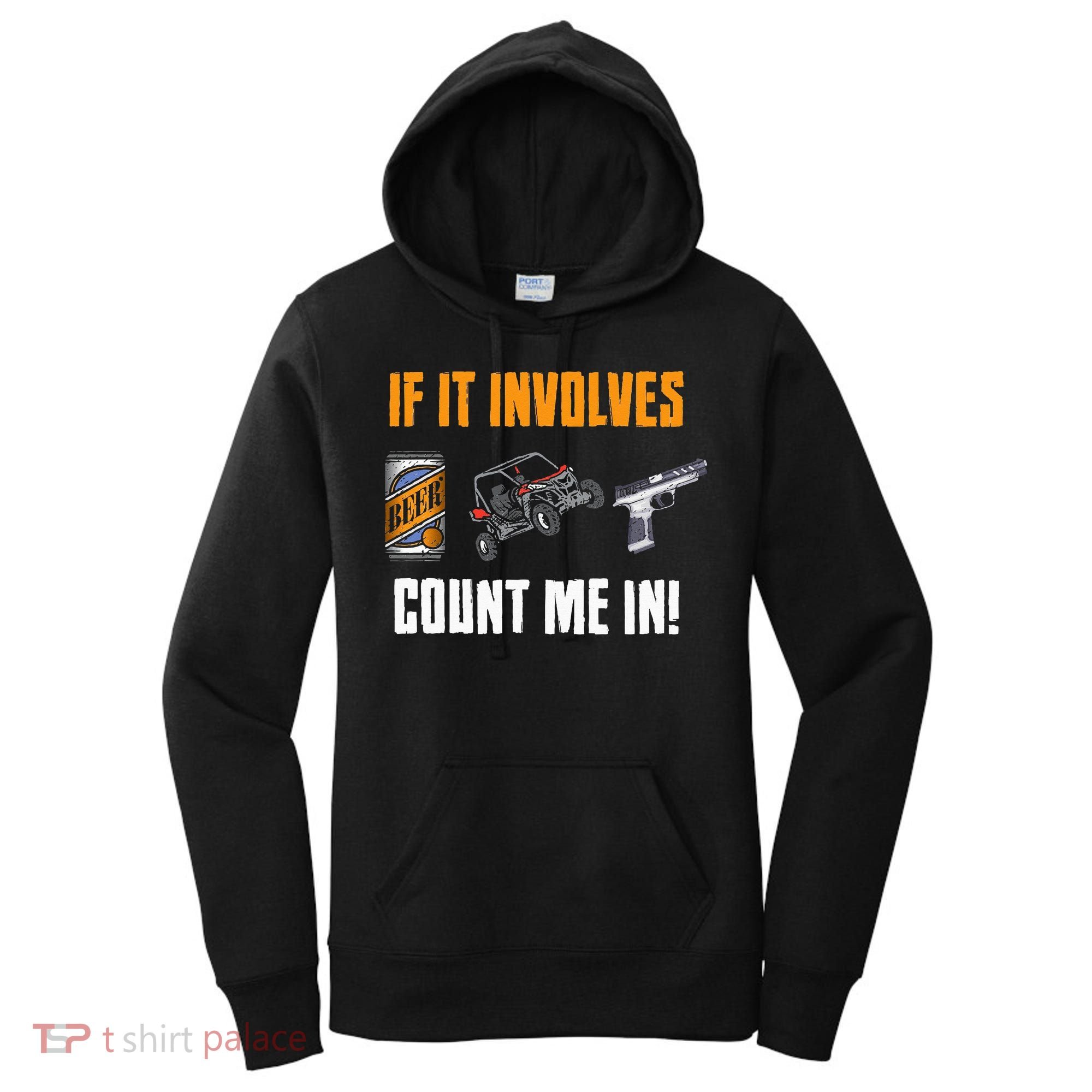 Beer UTV Guns Lover Four Wheeler Quad OffRoading SxS ATV Women's Hoodie