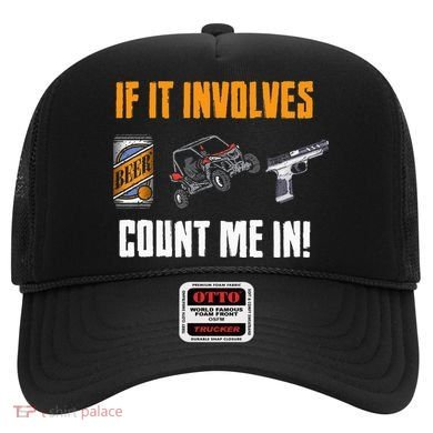 Beer UTV Guns Lover Four Wheeler Quad OffRoading SxS ATV Hat