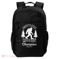 Bigfoot Undefeated Hide And Seek Champion Distressed Backpack thumb 0