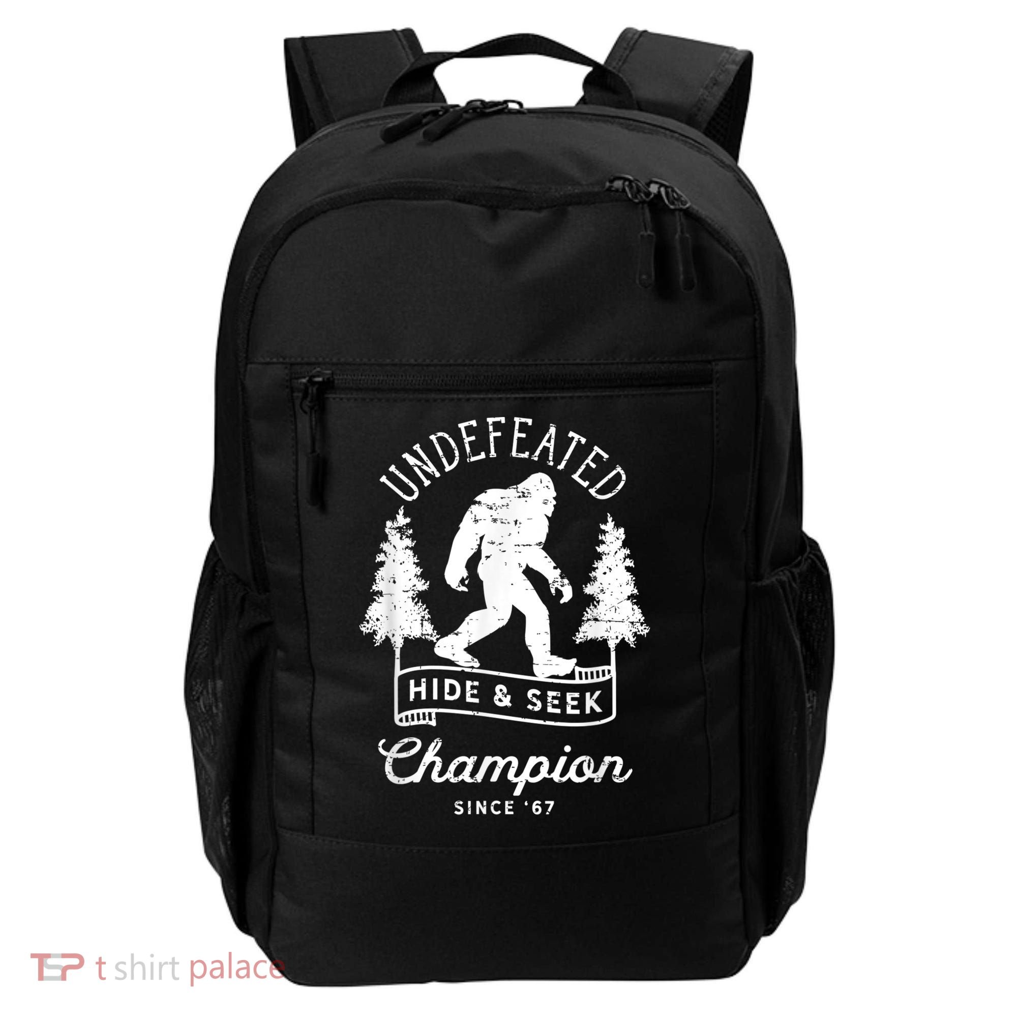 Bigfoot Undefeated Hide And Seek Champion Distressed Backpack