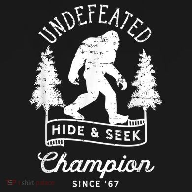 Bigfoot Undefeated Hide And Seek Champion Distressed Bucket Hat