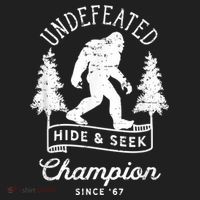 Bigfoot Undefeated Hide And Seek Champion Distressed Beanie thumb 2
