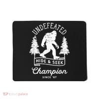 Bigfoot Undefeated Hide And Seek Champion Distressed Mousepad thumb 0