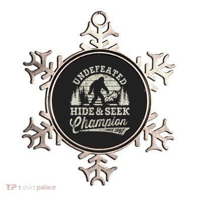 Bigfoot Undefeated Hide And Seek Champion Vintage Ornament