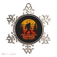 Bigfoot Undefeated Hide And Seek Champion Distressed Sunset Ornament thumb 0