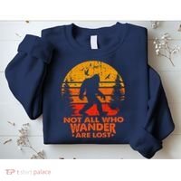 Bigfoot Undefeated Hide And Seek Champion Distressed Sunset Sweatshirt thumb 2