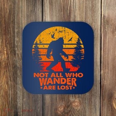Bigfoot Undefeated Hide And Seek Champion Distressed Sunset Coaster