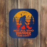 Bigfoot Undefeated Hide And Seek Champion Distressed Sunset Coaster thumb 0