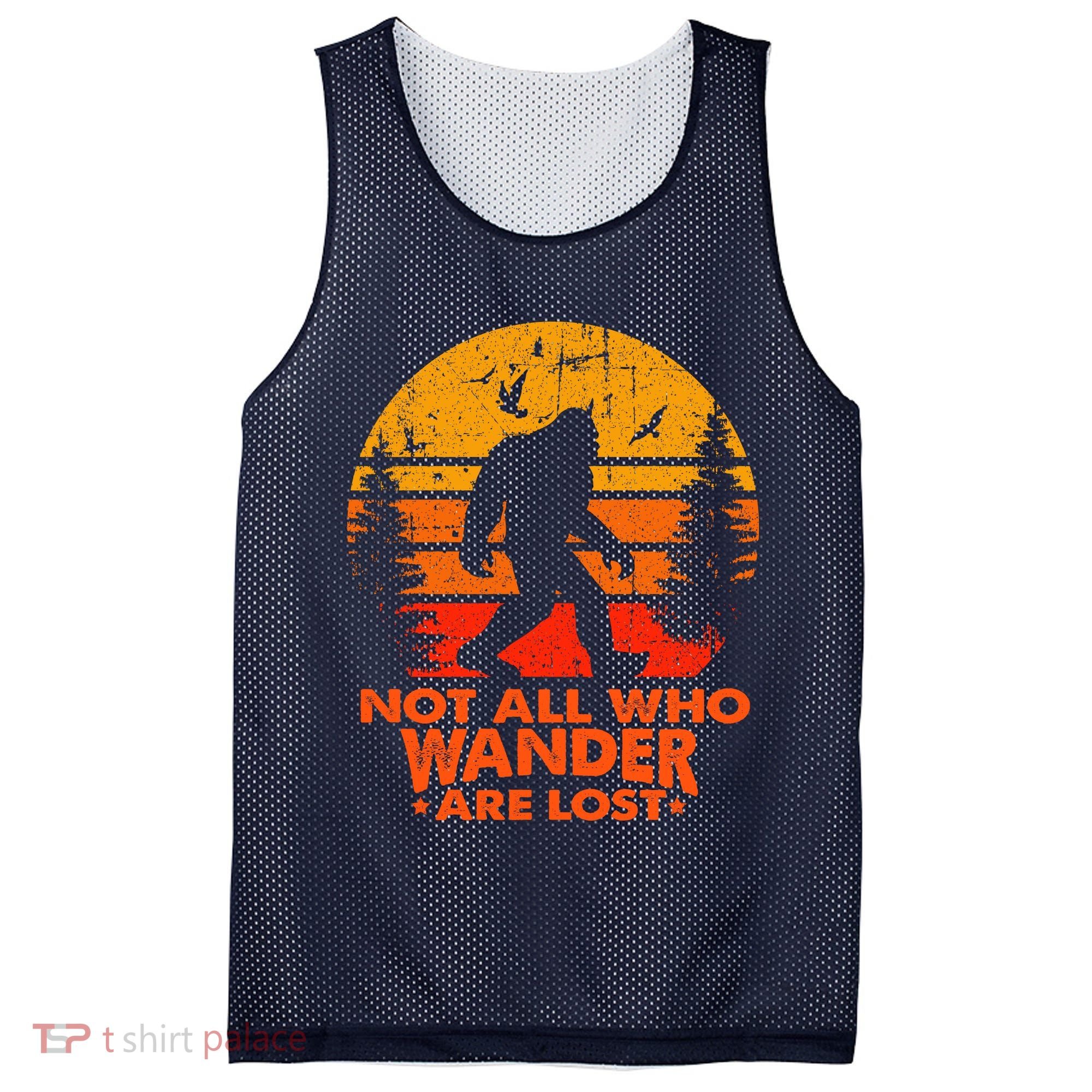 Bigfoot Undefeated Hide And Seek Champion Distressed Sunset Mesh Reversible Basketball Jersey Tank