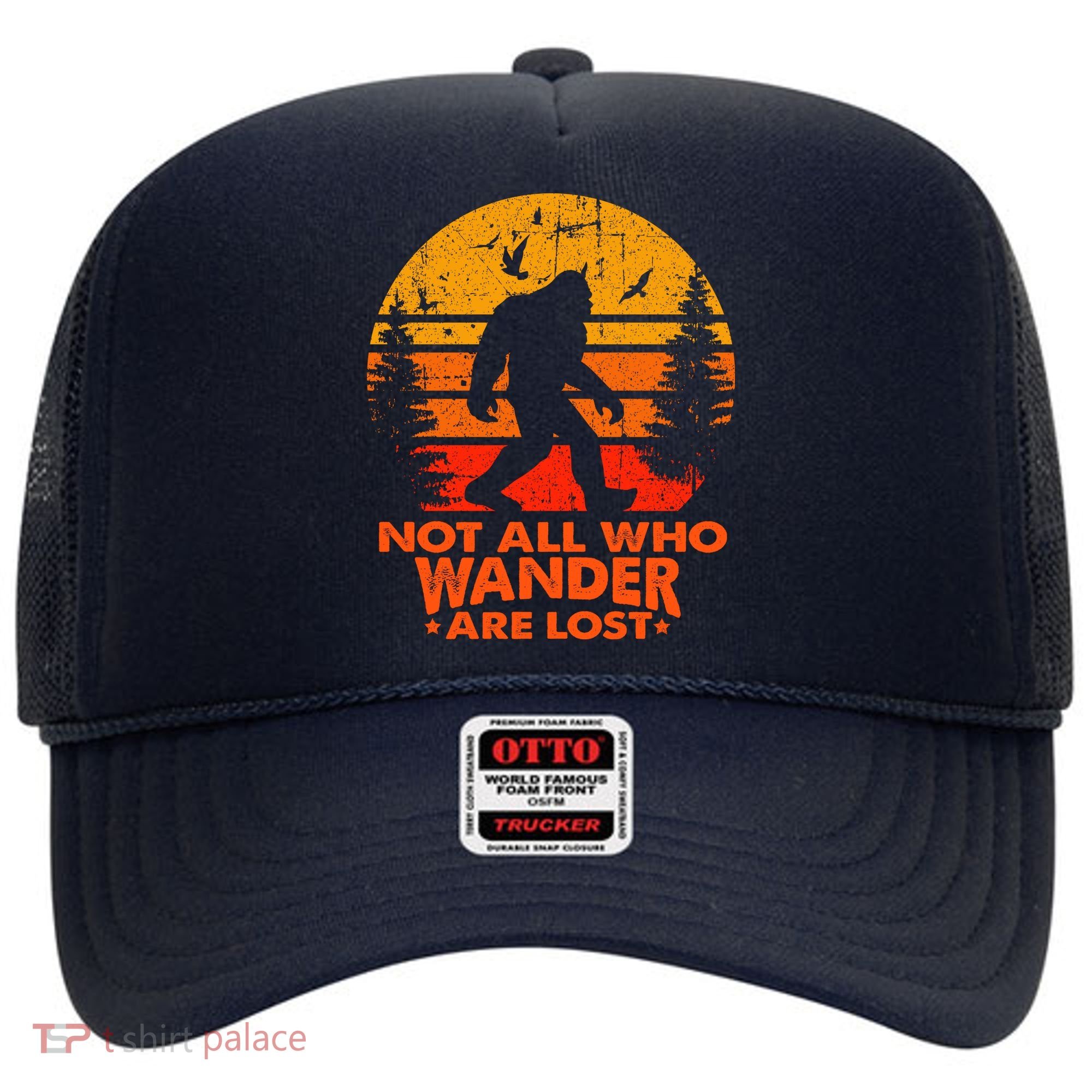 Bigfoot Undefeated Hide And Seek Champion Distressed Sunset Hat