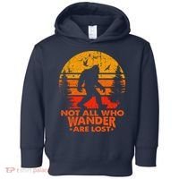 Bigfoot Undefeated Hide And Seek Champion Distressed Sunset Toddler Hoodie thumb 0
