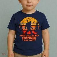 Bigfoot Undefeated Hide And Seek Champion Distressed Sunset Toddler T-Shirt thumb 2