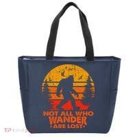 Bigfoot Undefeated Hide And Seek Champion Distressed Sunset Tote Bag thumb 0