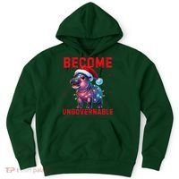 Become Ungovernable Hippo Christmas Lights Fun Funny Hoodie thumb 0