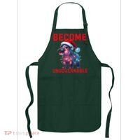 Become Ungovernable Hippo Christmas Lights Fun Funny Apron thumb 0