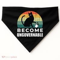 Become Ungovernable I Do What I Want Funny Cat USA-Made Doggie Bandana thumb 0