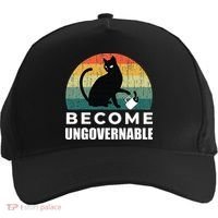 Become Ungovernable I Do What I Want Funny Cat Five-Panel Snapback Cap thumb 0
