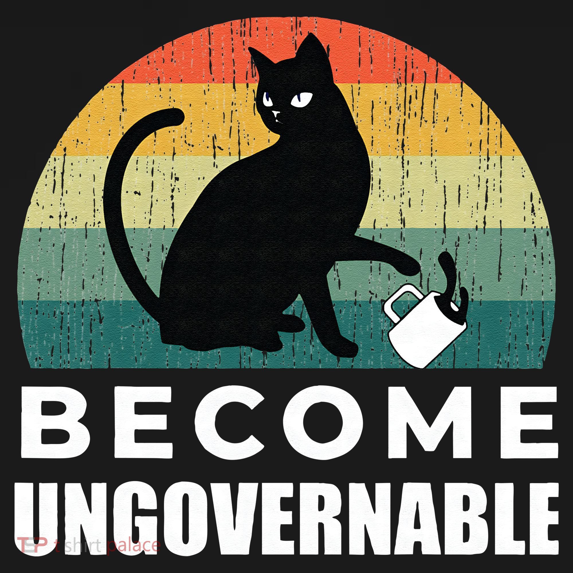 Become Ungovernable I Do What I Want Funny Cat Apron