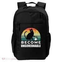 Become Ungovernable I Do What I Want Funny Cat Backpack thumb 0