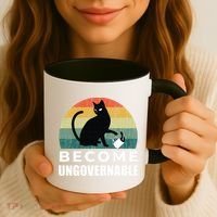 Become Ungovernable I Do What I Want Funny Cat Coffee Mug thumb 3