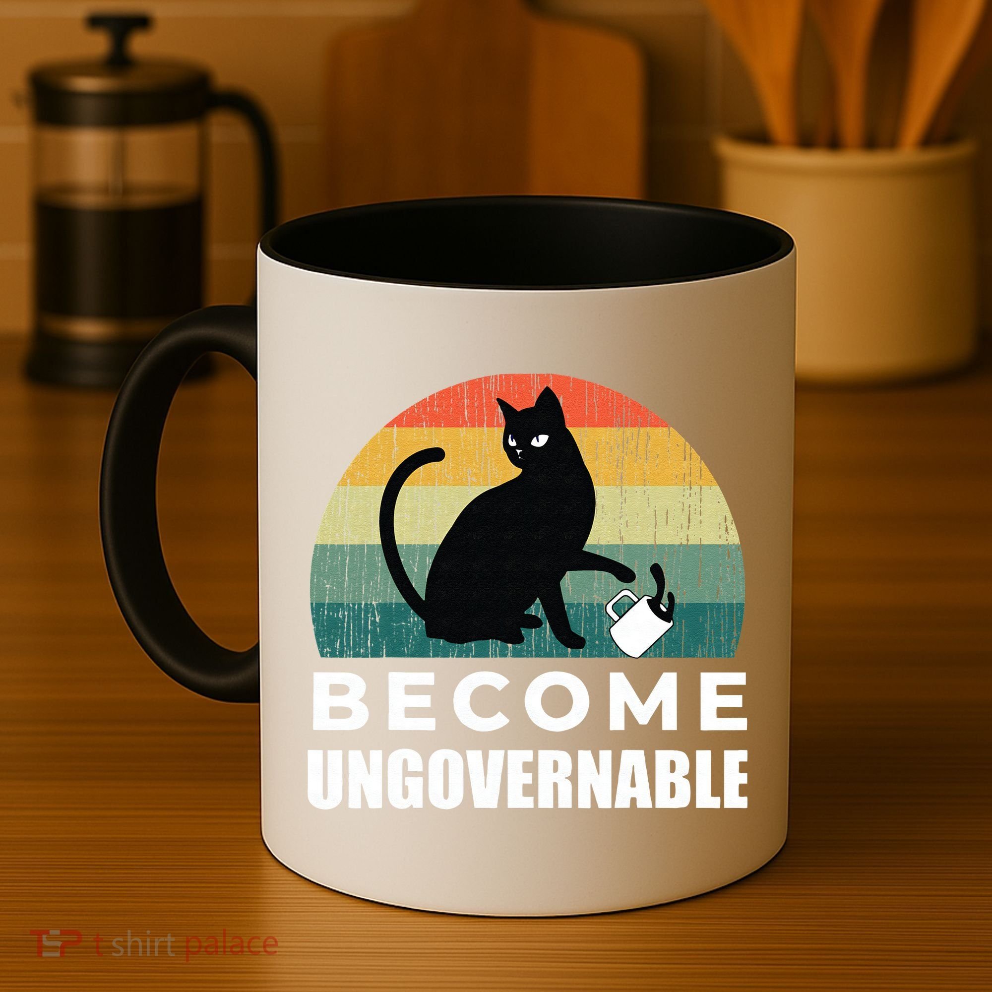 Become Ungovernable I Do What I Want Funny Cat Coffee Mug