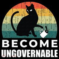 Become Ungovernable I Do What I Want Funny Cat Women's Hoodie thumb 2