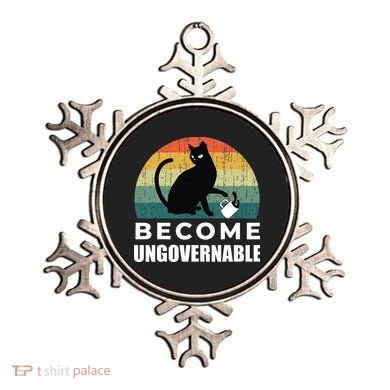 Become Ungovernable I Do What I Want Funny Cat Ornament