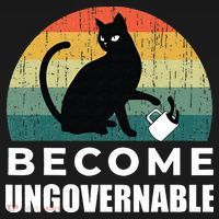 Become Ungovernable I Do What I Want Funny Cat Women's Tank Top thumb 5
