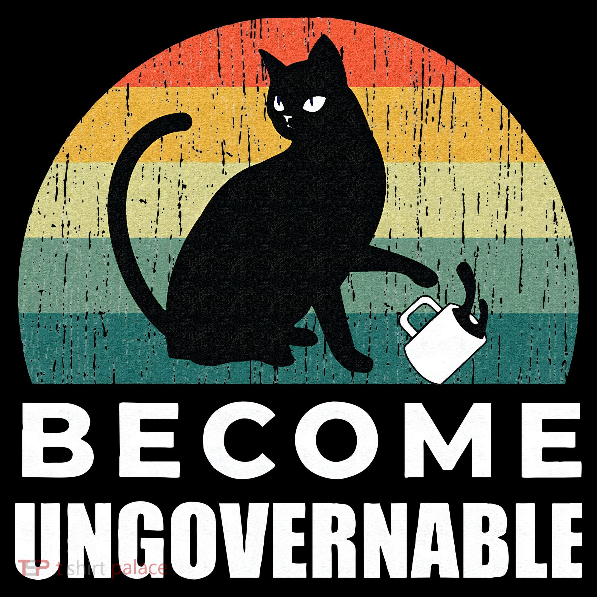Become Ungovernable I Do What I Want Funny Cat Women's Tank Top